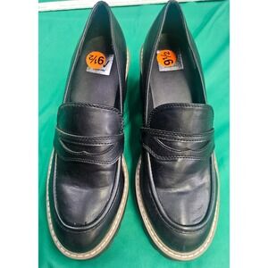 DV Dolce Vita Tammy 3" Platform Heels Women's‎ Size 9.5 Chunky Lug Black